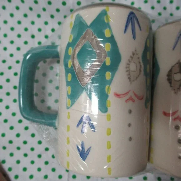 3/$15 NWT salt & pepper shaker set southwest boho print - Picture 7 of 16